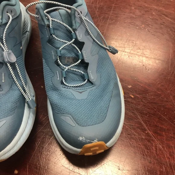 Hoka Transport Blue Sneakers with Gray Details - Picture 3 of 10